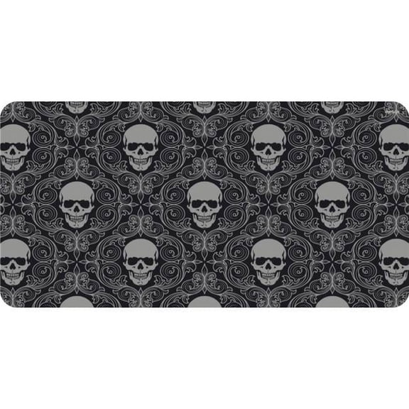 Skull Wallpaper Photo License Plate