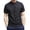 F158 Black, variant on Curuila Mens Tops Solid Color Short Sleeve Crew Neck Button Down Fashionable Soft Tee Grey Size 2Xl