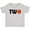 AC-Heather Grey, variant on Second Birthday Basketball Two Boys or Girls Toddler T-Shirt