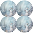 thumbnail image 2 of GZHJMY Cute Christmas Snowman Placemats Set of 1 Non-Slip Heat Resistant Dining Table Place Mats Washable Kitchen PVC Weave Table Mats Table Mat, 2 of 7