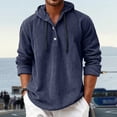 thumbnail image 2 of Men's Fashion Hoodies & Sweatshirts Comfort Hoodie Hooded Sweatshirt Soft Blend Pullover Casual Comfort Fit Lightweight Streetwear for Daily Wear, 2 of 4