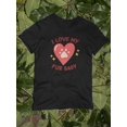 thumbnail image 3 of Love My Fur Baby Petparent Shaped T-Shirt Women -Smartprints Designs, Female Large, 3 of 5