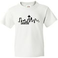 thumbnail image 3 of Inktastic Seattle Skyline Youth T-Shirt, 3 of 5
