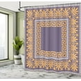 thumbnail image 4 of Ambesonne Greek Shower Curtain, Antique Grecian Pattern Print, 69"Wx84"L, Dark Indigo, 4 of 4