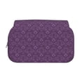 thumbnail image 2 of Disketp Retro Florals Purple Estuche de Lápices de Doble Capa con Tapa Abatible y Cremallera, Organizador Escolar para Adolescentes y Adultos, 2 of 7