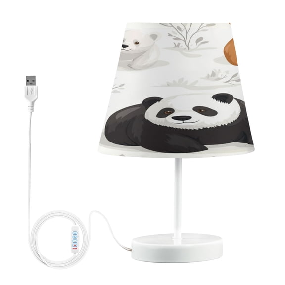BZSMCE Table Lamp Creative Cute Bears Patern Simple Pattern Night Light