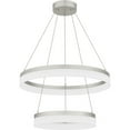 thumbnail image 6 of Quoizel Cohen Integrated LED Brushed Nickel Pendant Light, 6 of 6