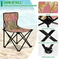 thumbnail image 4 of BZSMCE Camping Chairs Modern The Golden Leopards Pattern Folding chair, 4 of 8