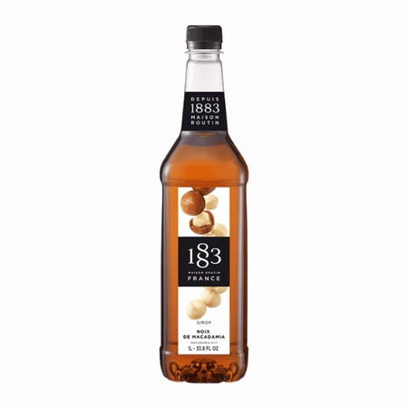 1883 Macadamia Nut Syrup PET cs 6/1 ltr