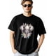 thumbnail image 2 of Camisetas de manga corta con estampado de elefante y flores para hombre, camisetas de cuello redondo, 2 of 8