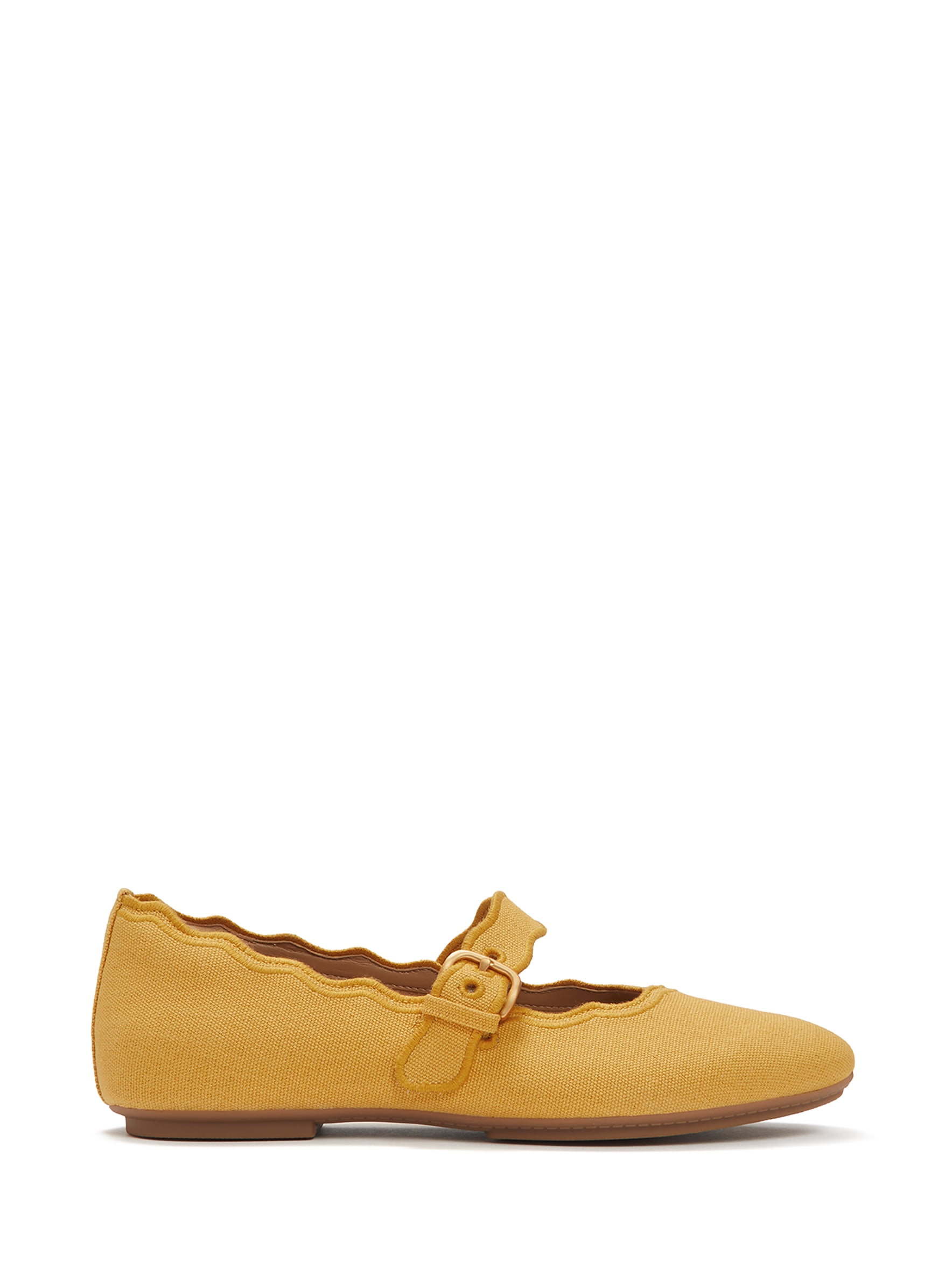 Fitflop Women's Delicato Wave-Edge Canvas Mary Jane Flats