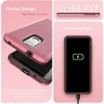 thumbnail image 6 of TUDIA MergeGrip Consumer Cellular Iris Connect Phone Case SH4650 Dual layer - Smokey Pink, 6 of 7