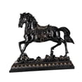 thumbnail image 2 of Estatua de caballo, adorno de escritorio, colección de arte, artesanía, decoración del hogar para gabinete negro, 2 of 9