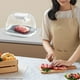 thumbnail image 3 of Máquina de descongelación rápida de cocina USB Recargable Mantenimiento fresco Grado alimenticio multipropósito para descongelación rápida perfecl bandeja de descongelación, 3 of 8