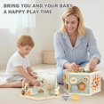 thumbnail image 3 of Joyreal Wooden Activity Cube - 11-in-1 Montessori Toys for 1+ Year Old Boys & Girls, Early Developmental Learning Toys for Toddlers and Kids, Ideal 1, 3 of 7