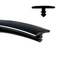 thumbnail image 4 of Molding Trim 3/4 Inch Center Barb Tee T Moulding for Edge Slit, DIY projects, Furniture 16Ft Black, 4 of 7