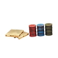 thumbnail image 3 of arctrm 3 Pieces 1:64 Scale Oil Barrel Model Crafts Collection Diorama Decoration with 2, 3 of 9