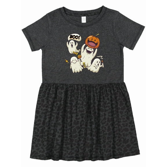 Inktastic Halloween Ghosts Girls Toddler Dress