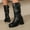 BK1, variant on Women's Boots Knee Block Heel Zipper Boot Heel Knee High Boots For Disco Evening Party