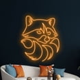 thumbnail image 5 of Handmadetneonsign Raccoon Neon Sign, Cute Raccoon Room Neon Led Art Decor, Zoo Home Room Wall Decor, 5 of 5