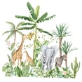 thumbnail image 3 of Pegatinas de pared de animales de la selva Macarena 75 cm x 72 cm, 3 of 7