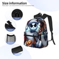 thumbnail image 3 of Goofa The Nightmare Before Christmas Pattern Casual Backpack – School Backpack Lightweight & Ergonomic Design, Water-Resistant, Spacious & Comfortable, Travel, 3 of 6