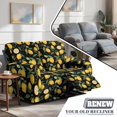 thumbnail image 5 of SCRAWLGOD Lemon Leaf Print Recliner Cover for Pets Stretch Anti Slip Couch Slipcover Anti Scratch 2 Seater Recliner Slipcover, 5 of 8