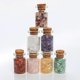 thumbnail image 3 of Botella de los deseos Cristal natural Piedras irregulares Botella a la deriva Piedras preciosas Meditación Curación Decoración Regalo, 3 of 8
