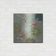 thumbnail image 3 of Luxe Metal Art 'Floating Motion II' by Aleah Koury, Metal Wall Art, 24"x24", 3 of 7