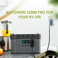 thumbnail image 3 of ALLPOWERS S2000Pro Portable Solar Generator Kit, 600W Monocrystalline Foldable Solar Panel with 2400 W 1500Wh Power Station, with 30A RV Port, Solar Charger for Camping, off-Grid [Shipping Separately], 3 of 18