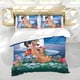 thumbnail image 5 of Todos los Perros Van al Cielo Conjunto de sábanas temático, trío de piezas, cómodo y amigable con la piel, diseño único, regalo de decoración para el hogar para familiares, amigos y fans,140cm *210cm, 5 of 6