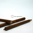 thumbnail image 3 of Decorative Victorian Canes and Walking Sticks for Men & Women - 36" Brown Ebony Brass Handle Unisex Derby Foldable Cane | Hind Handicrafts (36 inch, Alligator), 3 of 4