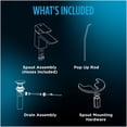 thumbnail image 5 of TOTO® Keane™ Single-Handle 1.5 GPM Bathroom Sink Faucet, Brushed Nickel - TL211SDR#BN, 5 of 7