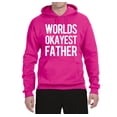thumbnail image 2 of Wild Bobby,Worlds Okayest Father Gift for Father Dad Husband, Father's Day, Unisex Graphic Hoodie Sweatshirt, Fuschia, X-Large, 2 of 3