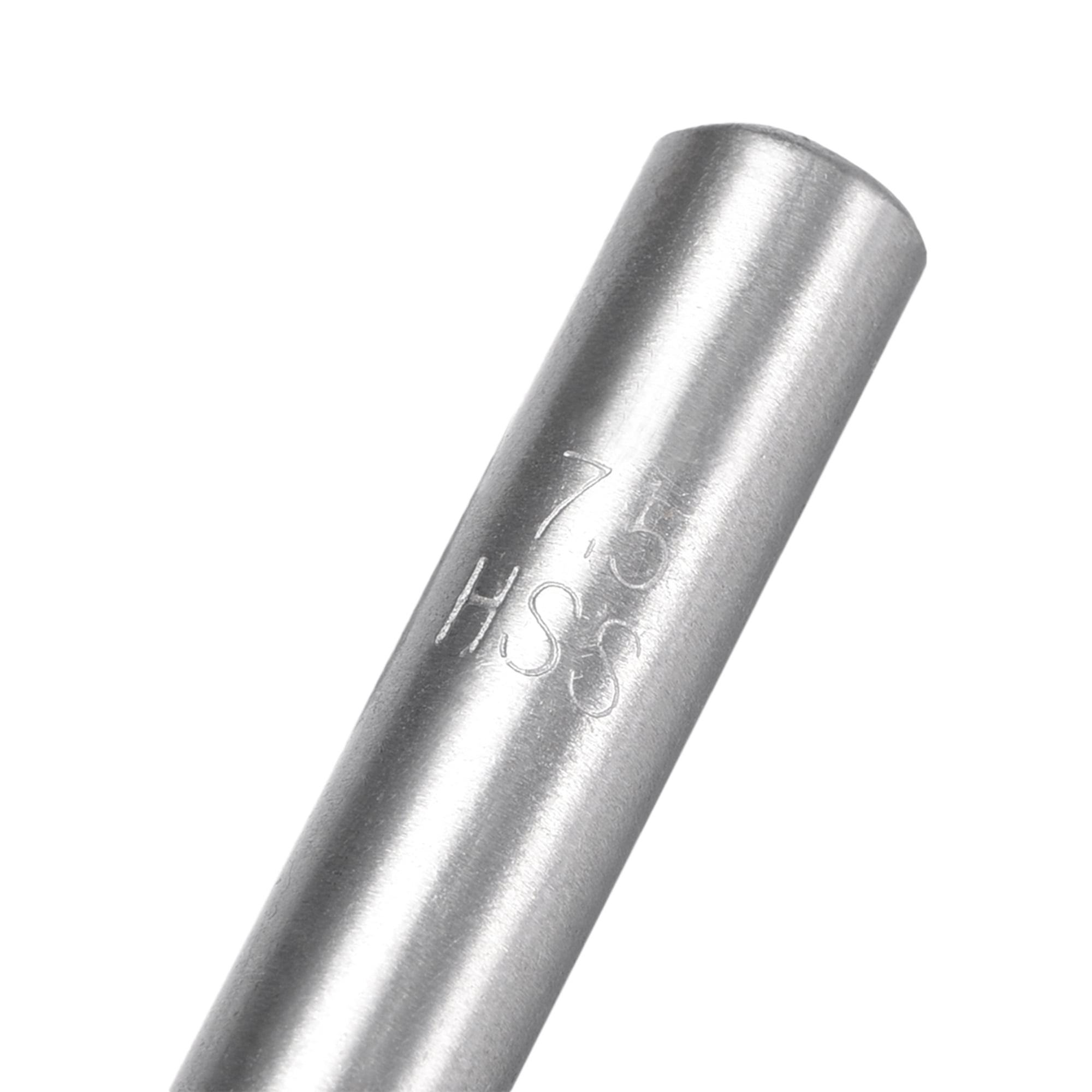 uxcell 7.5mm Twist Drill High Speed Steel Bit HSS-4241 for Steel Aluminum Alloy 5pcs 
