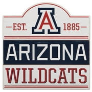 Open Road Brands Arizona Wildcats Paper/Wood Wood Sign, 14" x 14"