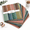 Basic Distressed, variant on Summer Retro 12x12 Inch 160gsm Double-sided Patterned Scrapbook Paper, 24 Sheets