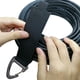 thumbnail image 5 of Soporte organizador de cables Seitruly Negro con correas de almacenamiento, 5 of 6