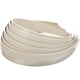 thumbnail image 1 of 12 Uds. Diademas de plástico en blanco sin dientes, diademas lisas, Material de aro para el cabello DIY, 1 of 6