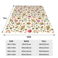 thumbnail image 3 of Sikiie Fall Fruits And Vegetables Ultra-Soft Micro flannel Blanket Luxury All Seasons Warm Blanket for Bedding Sofa and Travel (4 sizes)-40"x30", 3 of 7