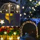 thumbnail image 4 of Guirnalda de luces solares para exteriores, 5 m, 20 LED, impermeables, decorativas para jardín, terraza, patio, casa, dormitorio, Navidad, boda y fiesta (blanco cálido), 4 of 4