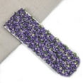thumbnail image 2 of Lace Floral Trim 5 Yards Embroidery Venise Rose Flower Applique Sewing DIY Ribbon Craft for Dress Wedding Party Decoration (Purple), 2 of 6