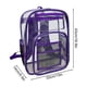 thumbnail image 2 of Mochila transparente para oficina y papelería, mini mochila transparente, mochila para playa, bolsa de gelatina transparente, artículos de viaje, 2 of 2