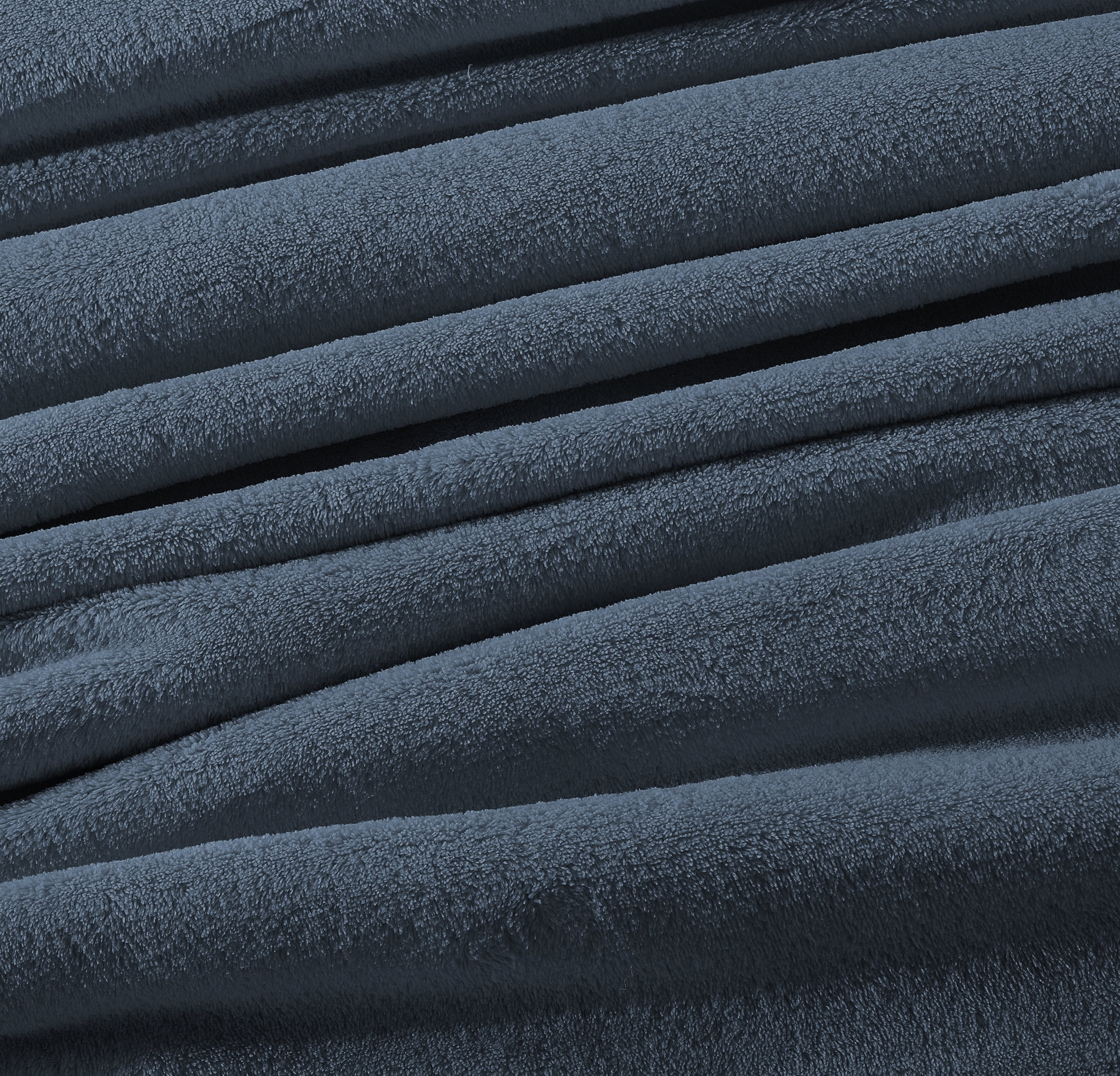 Velvet Plush Blanket Charcoal Full/Queen 86x86