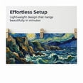 thumbnail image 6 of XaaKee Tapestry Wall Hanging, Ocean Cliffs Post-Impressionism Night Landscape Tapestry For Bedroom, High-Quality Polyester Large Wall Tapestry For Living Room And Bedroom, 60x40Inch, 6 of 9