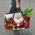 thumbnail image 7 of Santa Claus Premium Oxford Cloth Picnic Basket - Reusable, Foldable, Large Capacity Storage Box, Ideal Storage Bin or Shopping Basket for Outdoor Adventures, 7 of 7