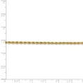 thumbnail image 5 of 14K Yellow Gold 2.25mm Diamond Cut Rope With Lobster Clasp Chain 20 IN, 5 of 6