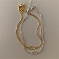 thumbnail image 4 of ZHOUSUFEN Stainless Steel Jewelry Peronslized Clavicle Chain Knot Layered Bracelet Rings for Wedding Party, 4 of 8
