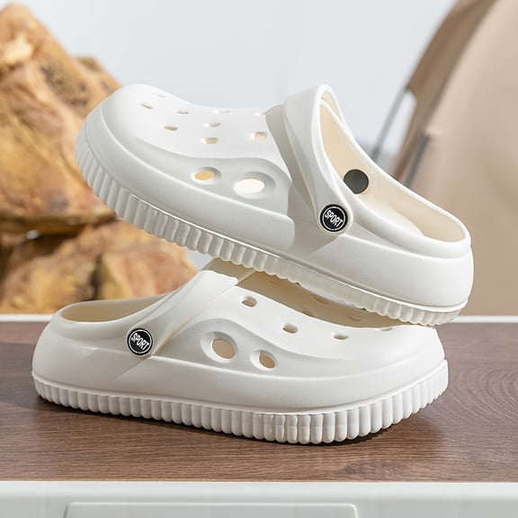 Fashionable Outdoor EVA Clogs for Men and Women, New Summer Garden Shoes, Lightweight Soft-Soled Beach Shoes for Home Use, Couples' Footwear