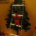 thumbnail image 2 of ddioayh 3.2M Santa Claus LED Ladder Lights with Timer, Outdoor Waterproof Christmas Tree Decoration for Holiday Home Decor (PVC Material, USB/Battery Operated), 2 of 6